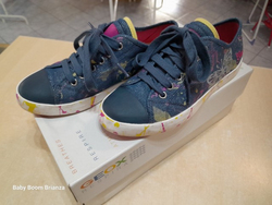 Geox-35-Sneakers jeans con stampa