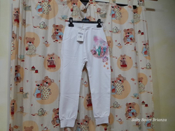 7A-Pantalone tuta bianco nuovo 