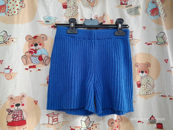 Dixie-8A-Pantaloncino tricot azzurro 