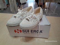 Superga-40-Sneaker bianca macrame' 